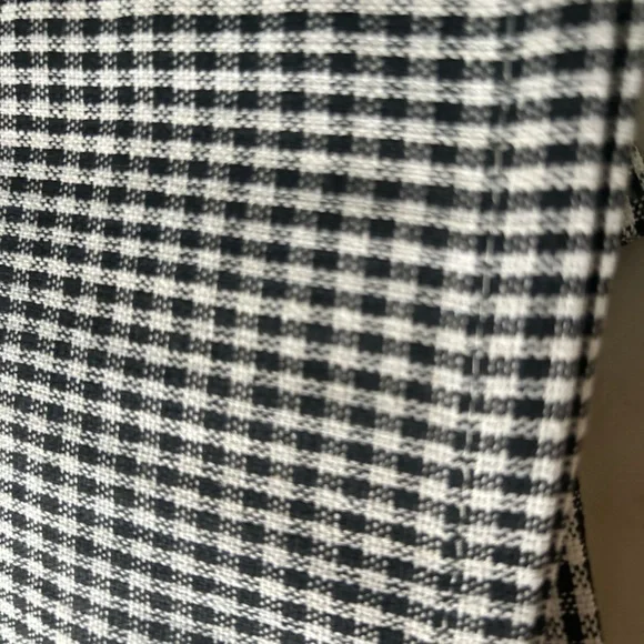 Black + White Mini Check Cloth Napkins Set of 6 New Condition - Picture 10 of 10